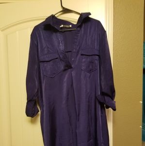 Blue dress